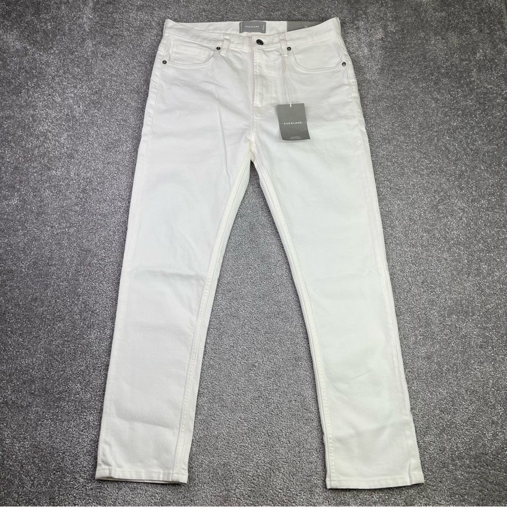 Everlane Jeans Women’s 28 White Modern Boyfriend High Rise Coastal